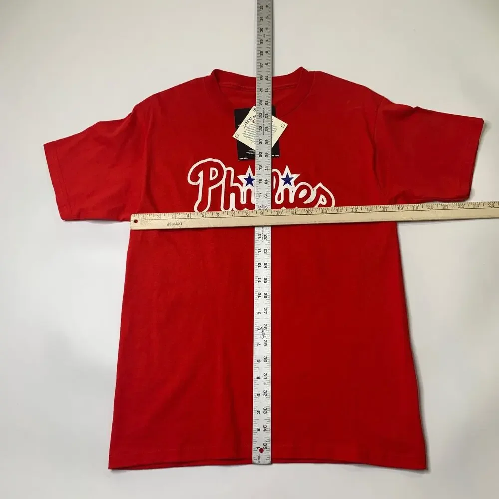 Philadelphia Phillies T Shirt Boys Youth L Large Raul Ibanez #29 MLB Majestic